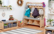 Garderobe Meubel Vrijstaand B105 x D40 x H128 cm Beuken Esdoorn Tangara Groothandel Kinderopvang en kinderdagverblijf inrichting1